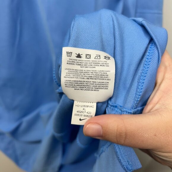 Nike Golf Dri-Fit Tour Performance Polo Shirt Blue White XL - Picture 7 of 8